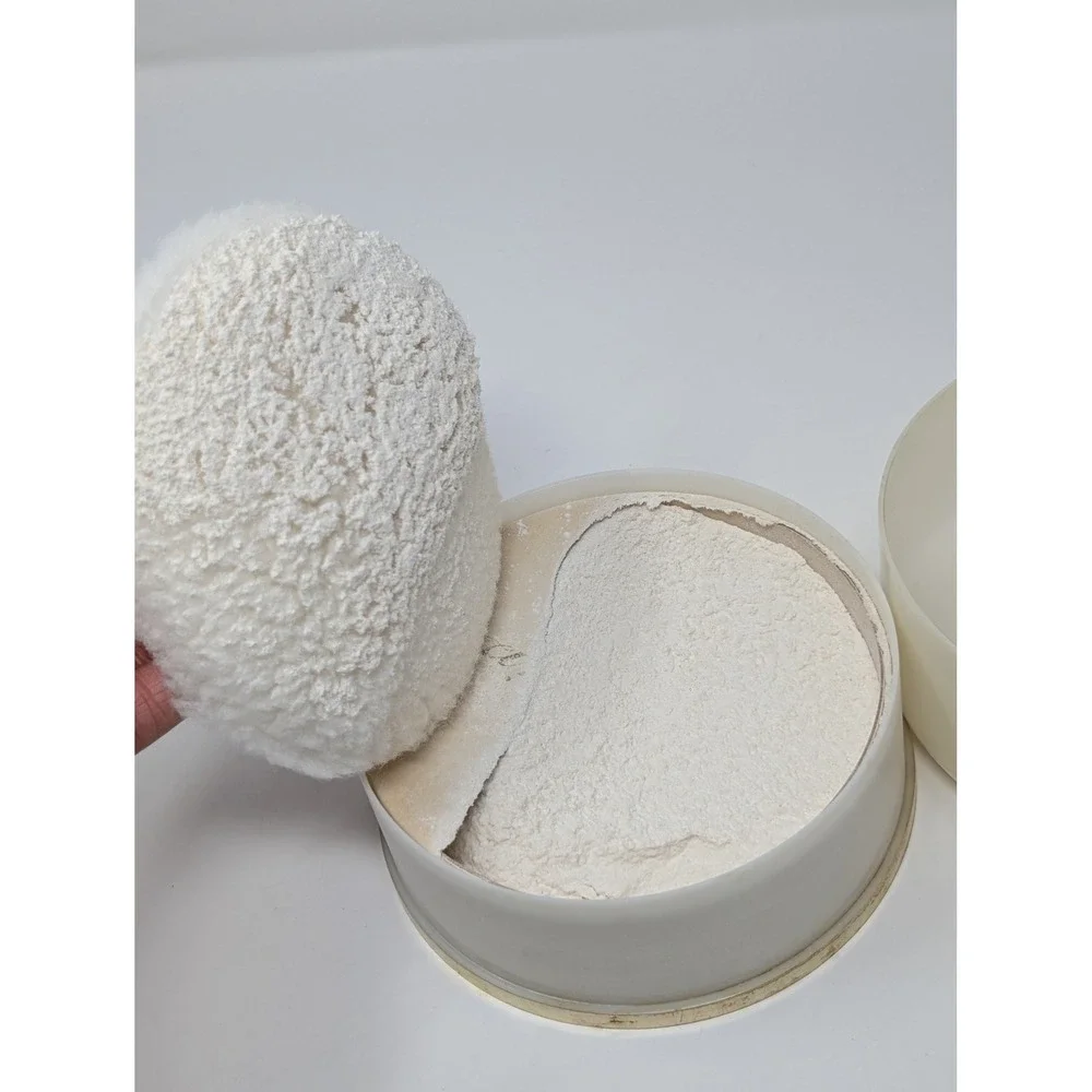 Guerlain Shalimar Dusting Powder Original Vintage Puff Container 8oz